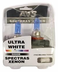 ��������������� ����� AVS SPECTRAS Xenon 5000K H11 12V 75W, �������� 2+2 (T-10) ��. (A07247S)