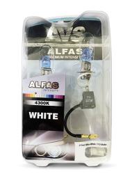 ��������������� ����� AVS ALFAS Maximum Intensity 4300K H3 12V 85W, �������� 2+2 (T-10) ��. (A07234S)
